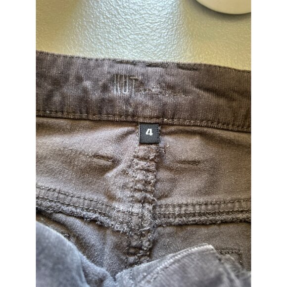 Kut From The Kloth Skinny Stretch Corduroy Pants GREY/Brown Jeans - Picture 6 of 7